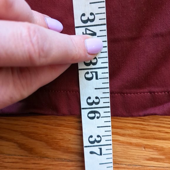 The North Face Aphrodite Motion Pants Lightweight Hiking Burgundy - Picture 15 of 16